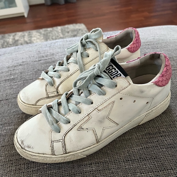 Golden Goose Shoes - Golden Goose Superstar Pink Scales Sneakers size 39